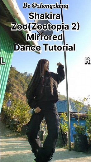 Shakira - Zoo(Zootopia2) 🦊 Mirrored Dance Tutorial #zoo #dancetutorial #shorts