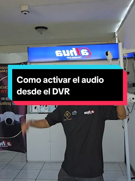 Cómo activar el audio de tus cámaras desde el DVR