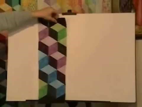 Easy Strip-Pieced Tumbling Blocks, Marci Baker of Alicia's Attic