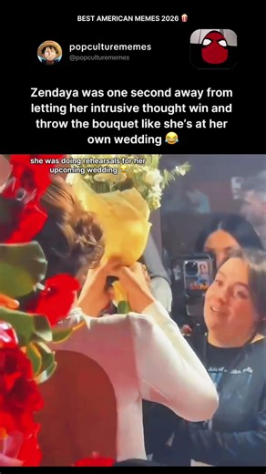Zendaya’s "Bouquet Blunder" is pure gold 💐✨ #zendaya