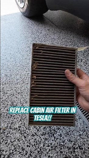Replace Cabin Air Filter in Tesla Model Y— EASY DIY!! 💪🏻💪🏻💪🏻 #tesla #diy