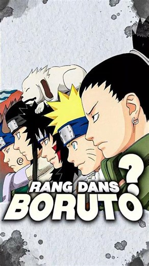Quel est le RANG du 12 de KONOHA dans BORUTO ? #naruto #anime #borutotwobluevortex