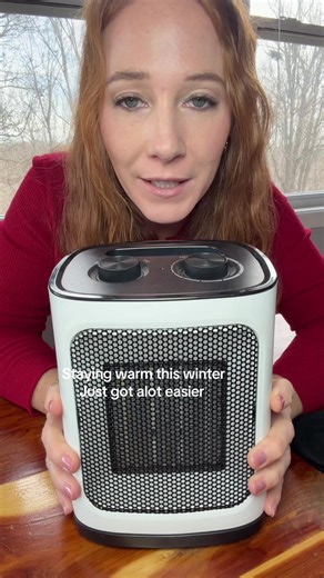 Portable ceramic space heater #heater #spaceheater #winter #heat #ceramic