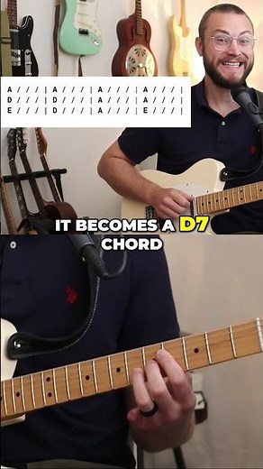 Guitar Chords: How to Play D7 and A Chords #shorts