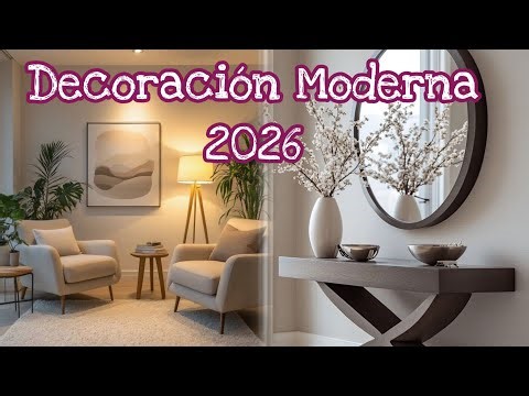 ✨ MODERN DECORATION 2026: Modern decorating ideas for a chic and timeless home