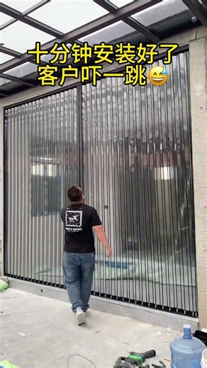 #推拉门平开门 #厨房门 #楼梯口隔断门 #专业生产厂家Customized blinds for the whole house