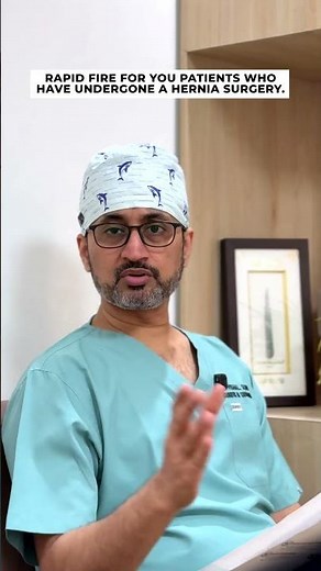 In a Minute with Dr Soni - Episode 15 - Recovery after Hernia Surgery Rapid Fire