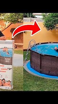 The perfect pool with 9150L 😍🤠 Bestway Steel Pro Max - Deluxe