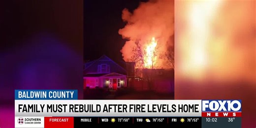 Fire devastates home of Spanish Fort police sergeant, police chief says