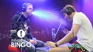 Innuendo Bingo is back and its a fully "rounded" experience - here's 360 degrees (that's ALL the degrees!) of Alfie Deyes playing Innuendo Bingo with Chris Stark and Scott Mills! Watch the full video here: http://bbc.in/1qrEgP8 | BBC Radio 1