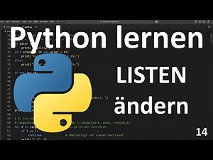 Listen verändern | Python Part 14: append, remove & pop