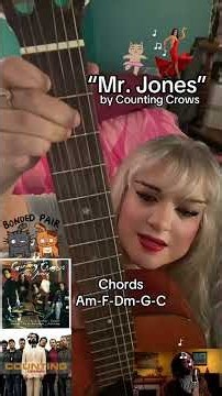 Mr. Jones by Counting Crows #easyguitartutorial #countingcrows #mrjones