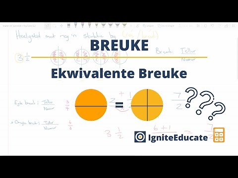 Wat is ekwivalente breuke? (Beginsels)