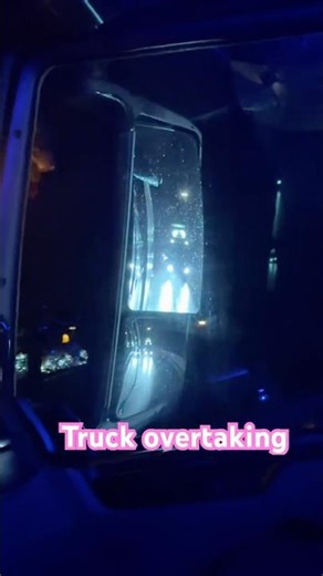 Rainy Night Truck Overtake POV | Real Driving Moment