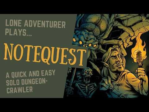 Notequest | A quick and easy solo dungeon crawler | Playthrough