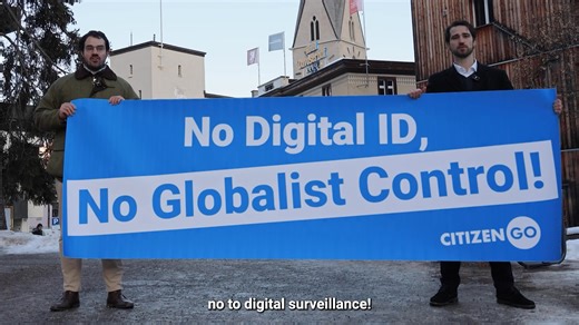 🌍 The World Economic Forum in Davos is where unelected global elites gather behind closed doors to decide your future – pushing digital IDs, cashless societies, CBDCs, and tighter centralised control. 🔒💳 They expect silence. They expect compliance. ❌ This year, CitizenGO refused both. We went to Davos ahead of the WEF Annual Meeting to confront the narrative head-on and deliver a clear warning: we see what you’re doing, and we will not accept a future of surveillance, censorship, and globalis
