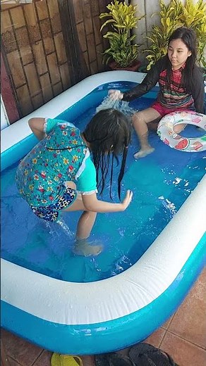 kids summer swimming at home #shorts