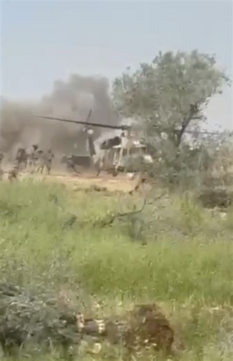 Drone explodes metres from Israeli rescue helicopter in southern Lebanon