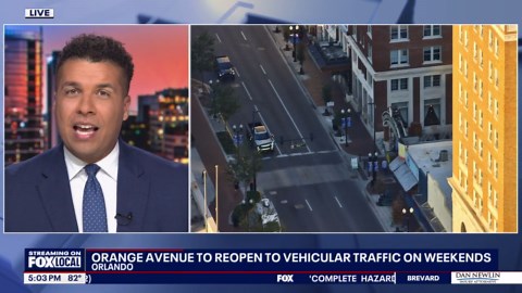 Orlando's Orange Ave to reopen to vehicular traffic on weekends