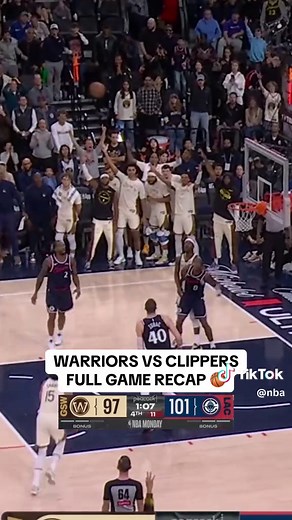 Warriors vs Clippers Full Game Recap Highlights