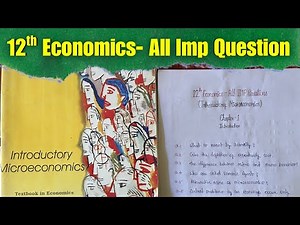 Class 12 Economics Important Questions 2026 🔥| All Chapters Most Imp Questions | CBSE Board Exam