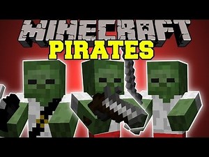 Minecraft: PIRATES (NEW MOBS, PIRATE SHIPS and GUNS!) Pirates Mod Showcase