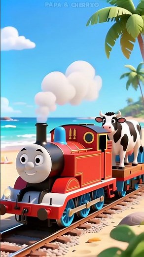 The Wheels On The Train Go Round And Round | Choo Choo Train Kids Song #choochoo #nurseryrhymes