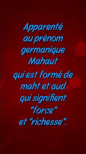 ✨ Maude : signification et origine 💖 #shorts #signification #prénom #fille #maude #caractère #saint