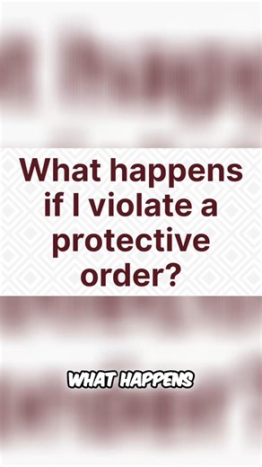 If you violate a protective order in Indiana, you could face serious...