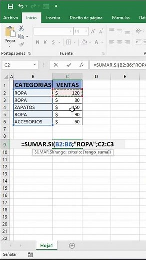 How to use SUMIF in 10 seconds — Quick Excel trick #excel #shorts