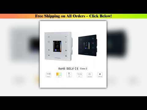 DALI Light dimmer Control panel two-tone monochrome black white AC200-250V Suitable for DALI