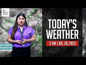 Today's Weather, 5 P.M. | July 20, 2025