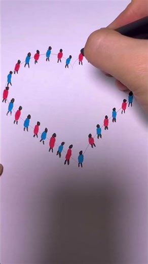 How to Draw Love Easily ❤️ #drawing #art #artshorts #easydrawing