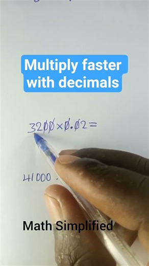 multiply faster with decimals #mathsimplified #basicproblems #mathtrick #decimal
