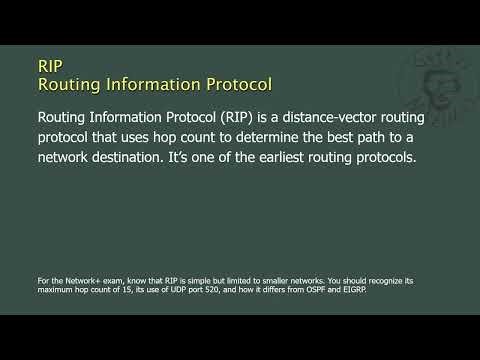 RIP - Routing Information Protocol