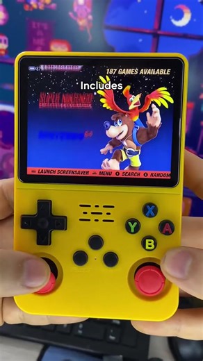 Retro gaming made portable #r36s #retrogaming #handheld #console #gaming