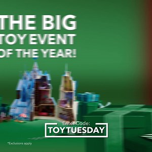 The Big Toy Event of the year is here! ✨ Save up to 25% off a selection of toys, fancy dress and more for 48 hours only. 烙 Enter code TOYTUESDAY at checkout! https://bit.ly/49d6B1Q | Disney Store | Facebook
