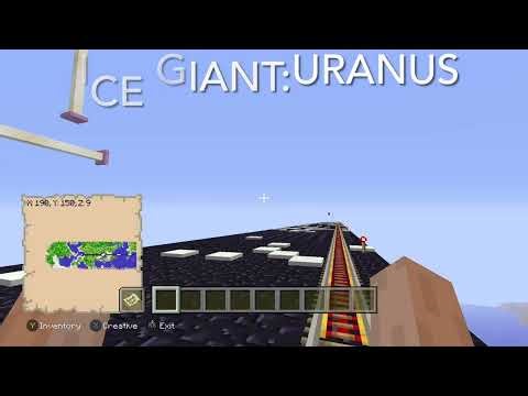 My Solar System Model In Minecraft (1)