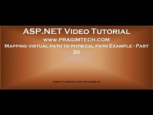 Mapping virtual path to physical path using Server MapPath method Example Part 20