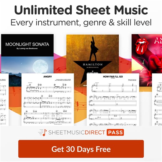 Unlimited streaming sheet music from the world's #1 music publisher. Over 2 million arrangements at your fingertips. | Sheet Music Direct