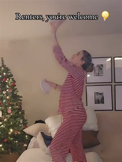 No ceiling light in the room? Here's a solution.