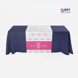 Pink Zebra Table Runner: Branded Event Display (3x6') - Etsy Canada