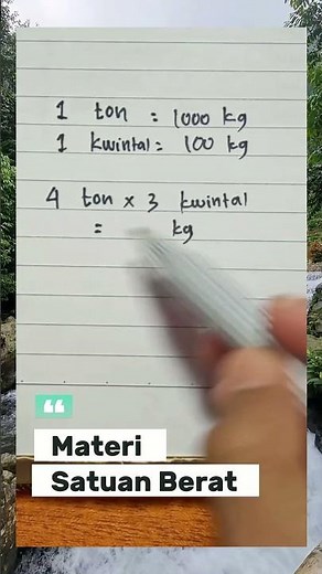 Weight Unit Material How to convert Tons to kg #mathematics