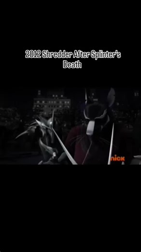 TMNT Edits on Instagram: "2012 Shredder After Splinter's Death . . . . . . . . . . . . . . . #tmnt #shredder #splinter"