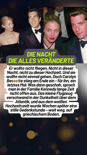 John F Kennedy Jr flog in der Nacht, die die Familie für immer verändern sollte