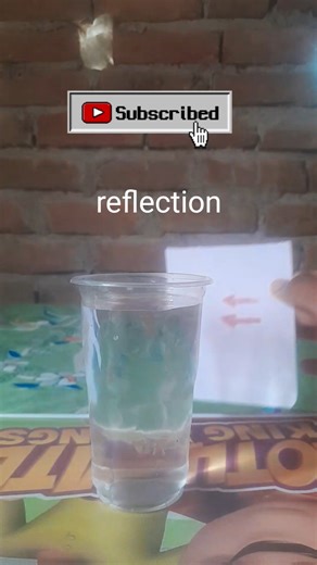 easy science experiment || reflection experiment #experiment #shorts