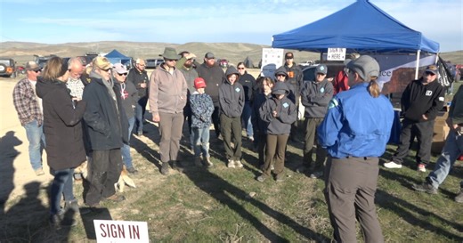 Volunteers camp out to take part in the Succor Creek Clean-Up in the Owyhees