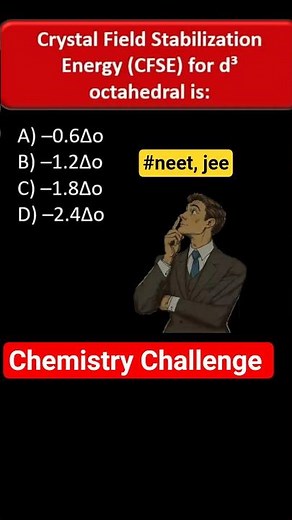 CFSE Calculation इतना आसान? Oh Complex Trick 🔥 #12th #neetchemistry