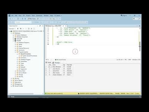 Master SQL Server Management Studio (SSMS) | T‑SQL Basics, Stored Procedures & Parameters Explained