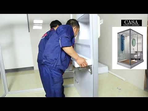 Installation of Prefab Bathroom Cabin/Modular Bathroom For Container House